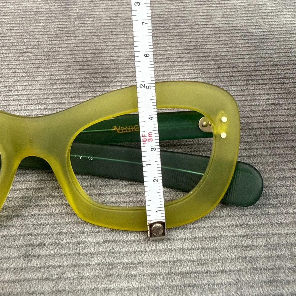 Danilo Carraro by Kador Venice Eyeglasses Green Cat Eye Frames Italy 52-21-145